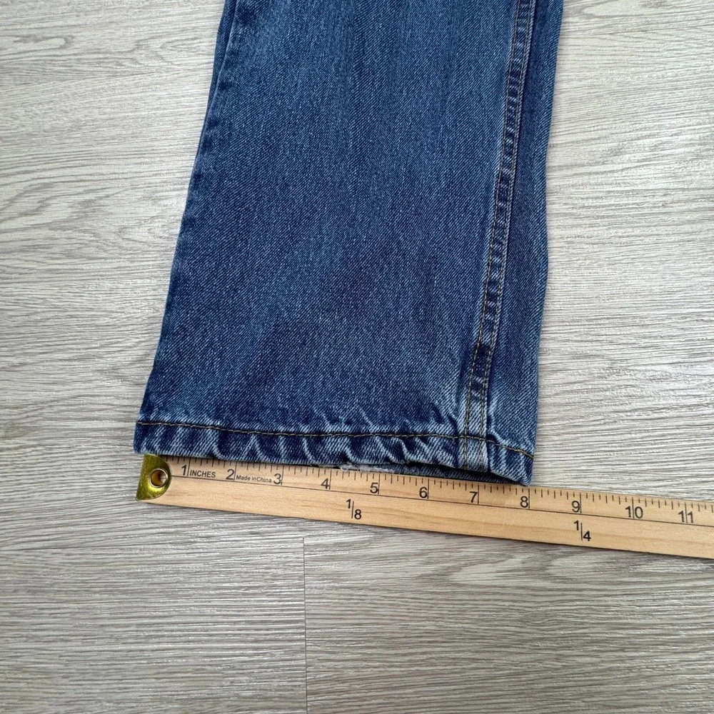 Levi's Men's Jeans 505 Regular Fit Straight Leg Blue‎ W36 L32 Cotton Denim